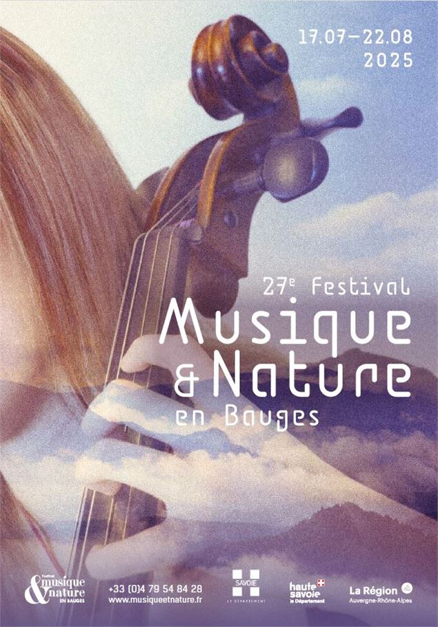 Affiche Festival Musique et Nature en Bauges_Le Châtelard - triptik.fr / Musique et Nature en Bauges