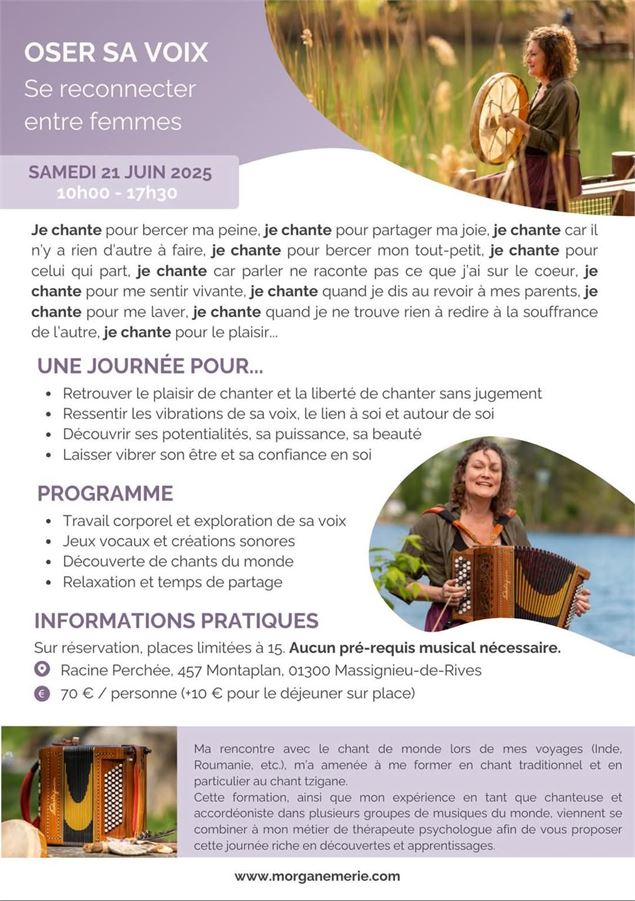Oser sa voix_Massignieu-de-Rives - Morgane Merie
