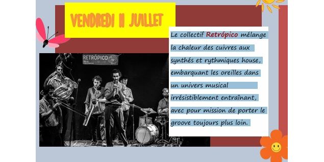 Apéro concert de l'été - Retropico_Montmerle-sur-Saône