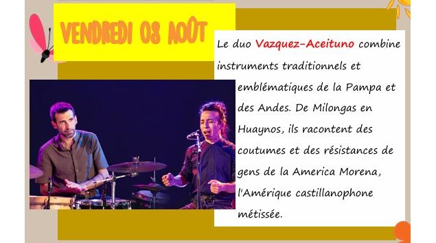 Apéro concert de l'été - Vasquez-Aceituno_Montmerle-sur-Saône