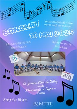 Concert de batterie fanfare_Belley - Harmonie de Peyrieu Brens