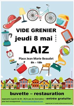 Vide-grenier_Laiz - Comité de fleurissement de Laiz