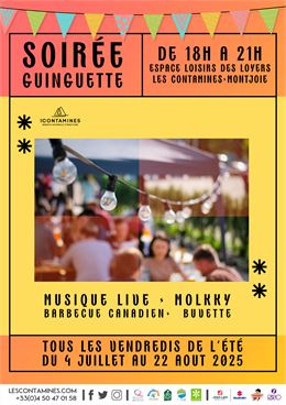 Soirée Guinguette ! - Les Contamines Tourisme