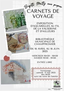 Exposition de carnets de voyage Brigitte Matty - Lau