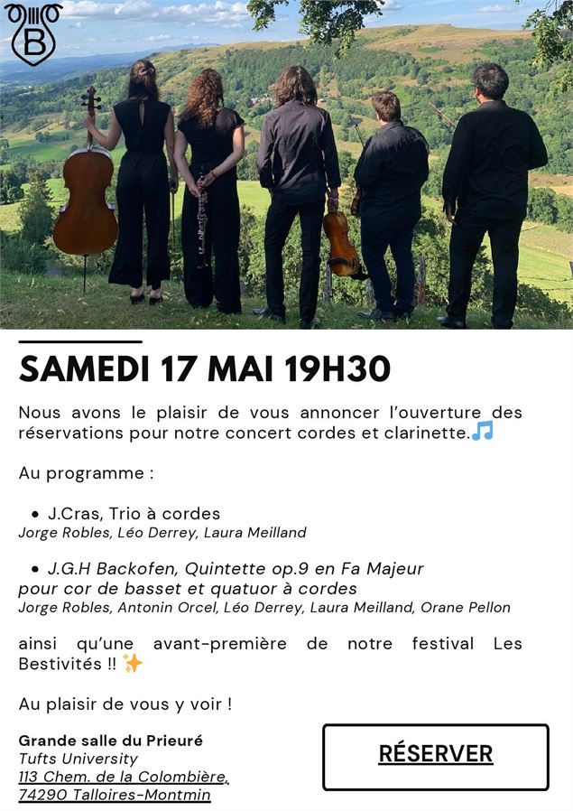 Concert de printemps corde et clarinette_Talloires-Montmin