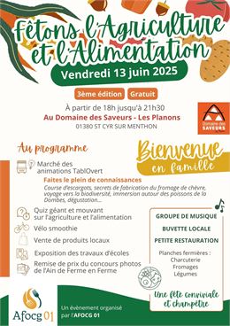Affiche de la manifestation - ©AFOCG 01