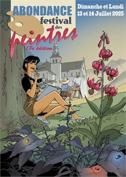 Affiche concours des peintres 2025 - Abondance Événements