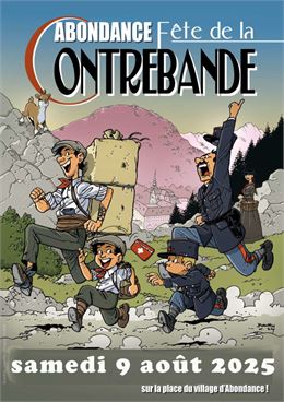Affiche fête de la contrebande - Journée Artisanat - Abondance Événements