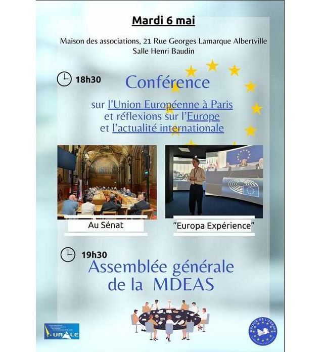 Conférence sur l'Union Européenne à Paris_Albertville