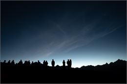 Marche à l'aube_Combloux