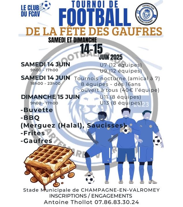 Tournoi de foot pour la fête des gaufres_Champagne-en-Valromey - Football Club Artemare Valromey