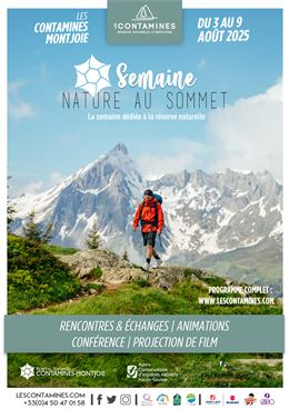 Semaine Nature - Réserve Naturelle les Contamines Montjoie - Les Contamines Tourisme
