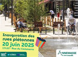 Inauguration des rues emblématiques de la piétonnisation_Annemasse - Ville Annemasse