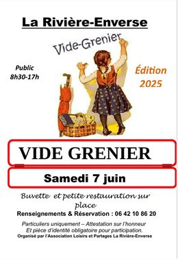 Vide grenier_La Rivière-Enverse