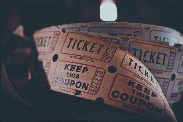 Ticket de cinéma - Pixabay