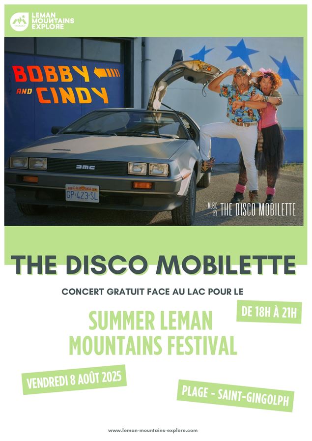 Summer Leman Mountains Festival - The Disco Mobilette à Saint-Gingolph - Leman Mountains Explore