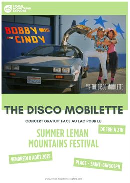 Summer Leman Mountains Festival - The Disco Mobilette à Saint-Gingolph - Leman Mountains Explore
