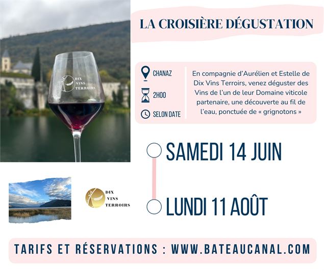 Croisière dégustation - Bateaucanal