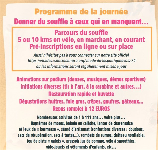 Virades de l'espoir 2025 