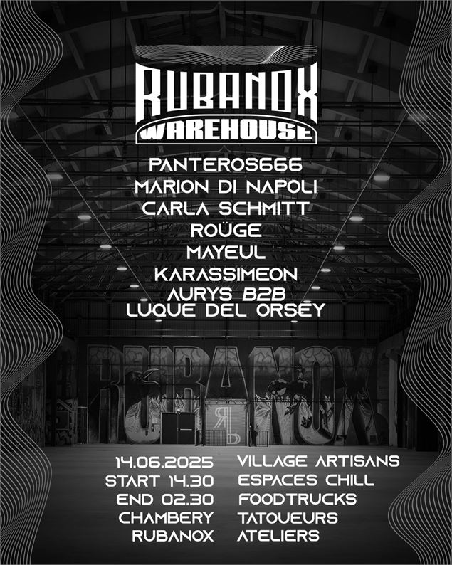 Concert : Rubanox Warehouse - Resaca