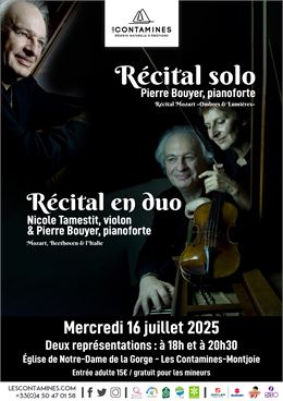 Concert récital en duo