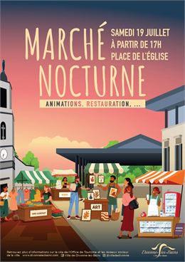 Le marché nocturne_Divonne-les-Bains