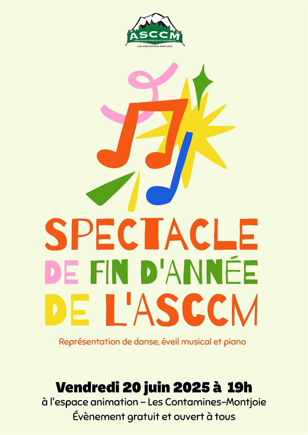 Spectacle de fin d'année de l'ASCCM_Les Contamines-Montjoie