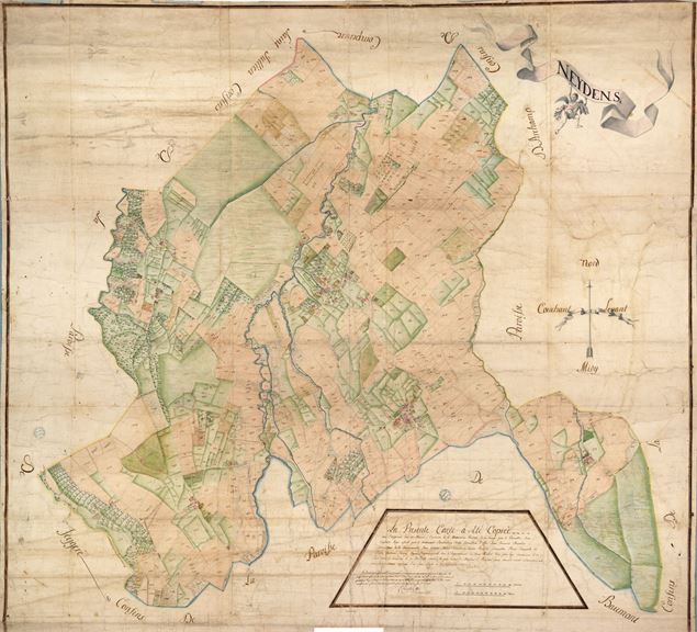 Une mappe sarde - Archives départementales de la Haute-Savoie