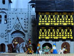 Reconstitution d'une ville médiévale en Lego au château des Allymes - Château des Allymes (Ain)