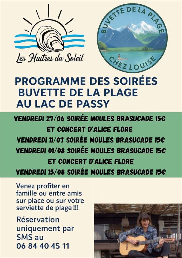 Soirées moules brasucade à la Buvette de la Plage_Passy