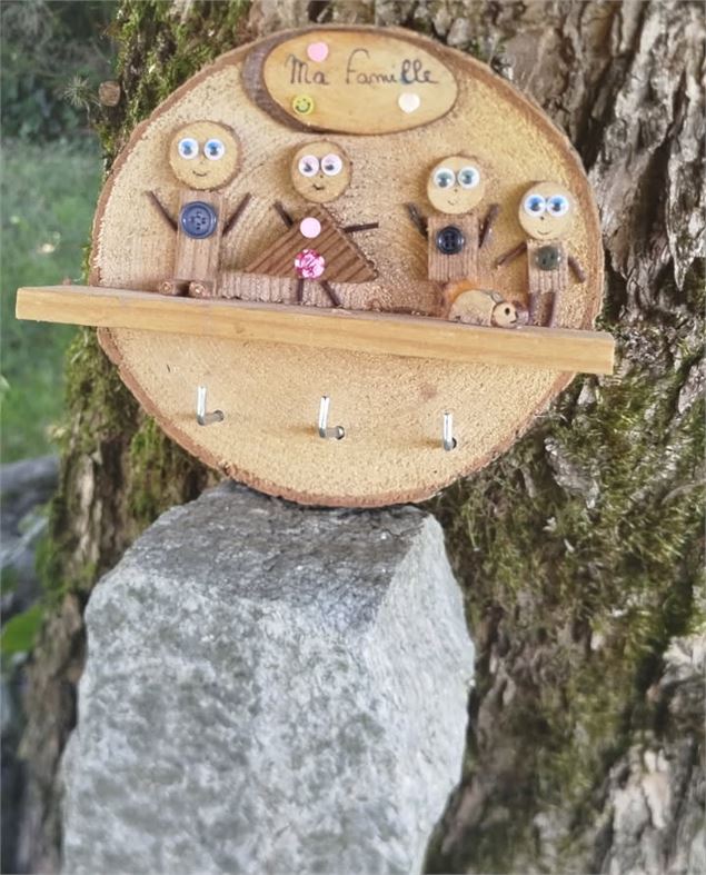 Atelier créatif : fabrication d’une boîte à clés en bois