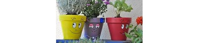 Personnalisation pot de fleurs et sa plante sauvage à rempoter_Morzine