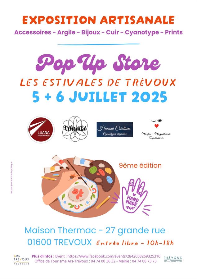 EXPOSITION : Pop Up Store de Juillet_Trévoux - Mariem créations