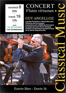Concert de flûtes avec Guy Angelloz_Les Contamines-Montjoie