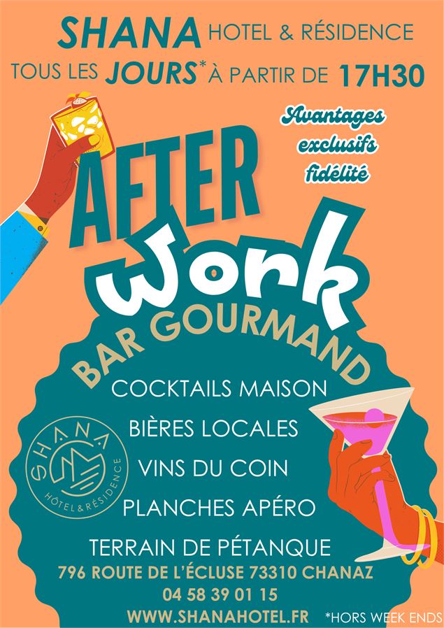Afterwork - Shana Hôtel et Résidence