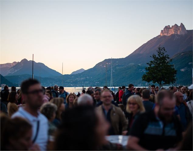 bord du lac fête - Peignée verticale