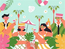 soirée tropicale - freepik