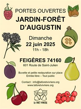 Affiche Portes ouvertes 2025 - La Forêt Vivrière