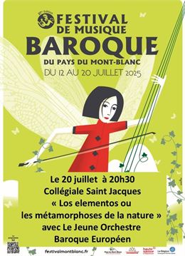 27ème Festival du Baroque "Los elementos ou les métamorphoses de la nature"_Sallanches