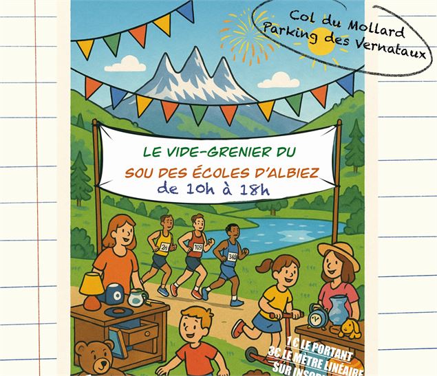 Extrait affiche Journée festive - Sou des écoles d'Albiez