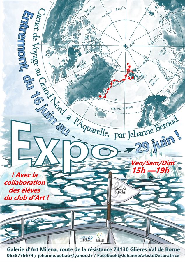 Exposition d'aquarelle_Glières-Val-de-Borne