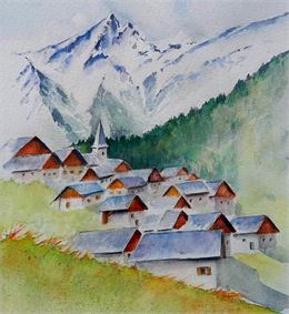 Aquarelle - Asso Art et Patrimoine des Cimes
