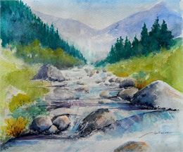 Aquarelle - Asso Art et Patrimoine des Cimes