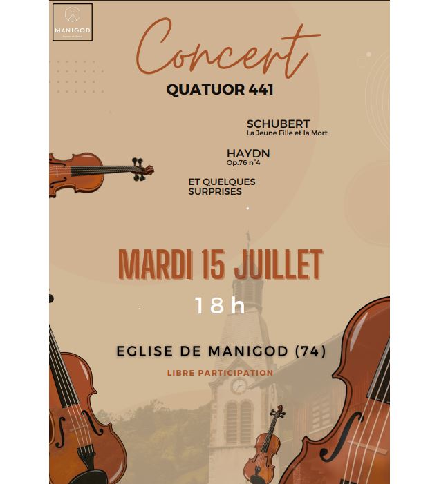 Concert Quatuor à cordes et piano_Manigod