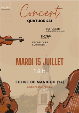 Concert Quatuor à cordes et piano_Manigod