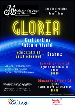 Choeur des Pays du Mont-Blanc - Concert ''Gloria''_Saint-Gervais-les-Bains