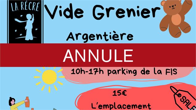 Vide grenier APE la récré - ANNULE_Argentière