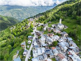 Vue aérienne de Peisey-Nancroix - OT Peisey-Vallandry