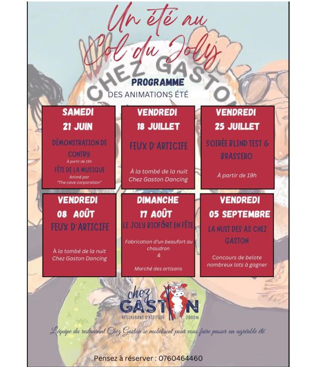 Feu d'artifice et animations Col du Joly_Hauteluce