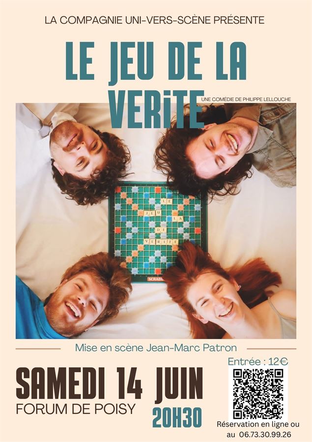 Théâtre : Le jeu de la vérité_Poisy - Uni-Vers-Scene